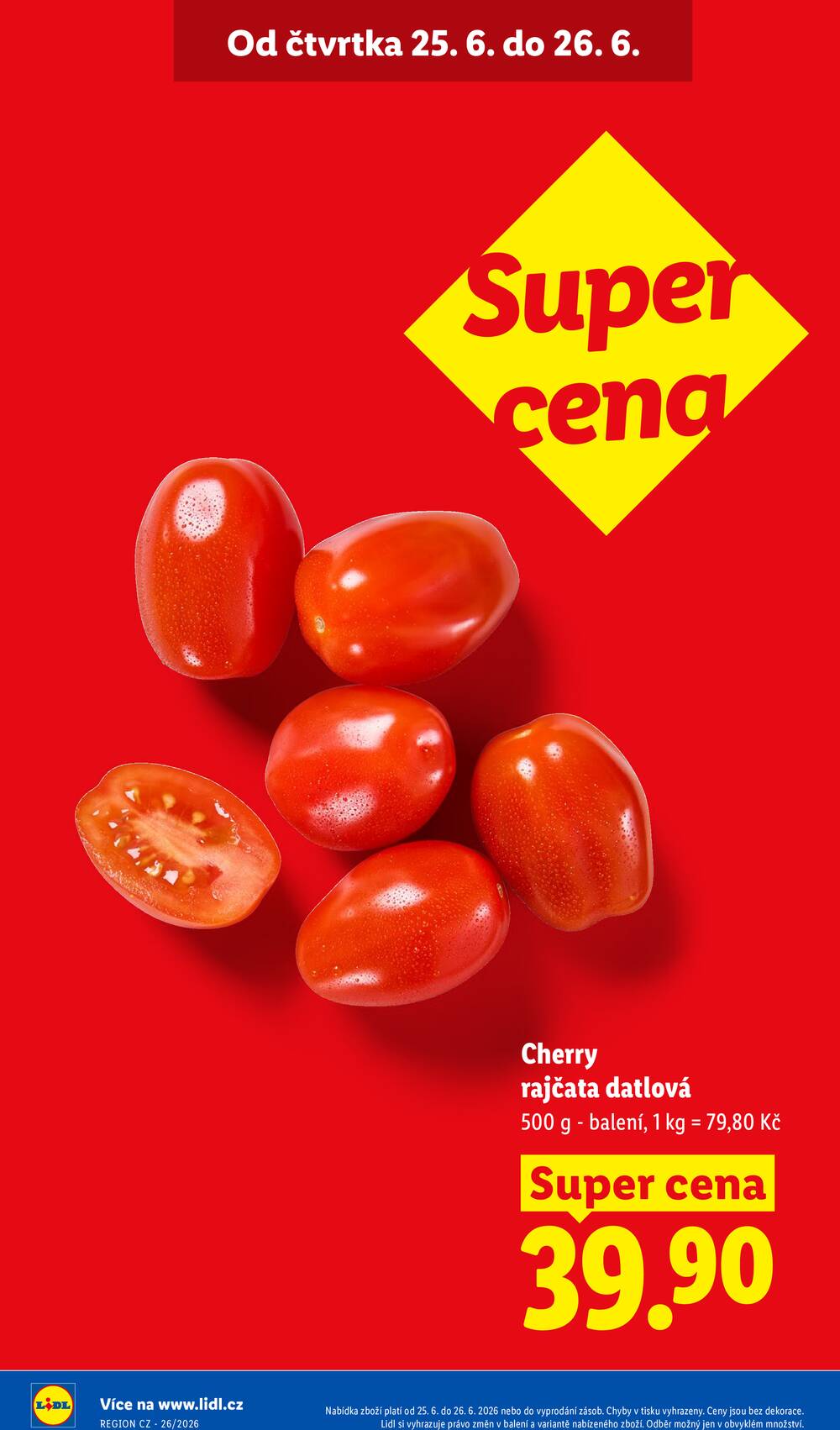 Lidl Čtvrtek od 25.6. do 28.6.2026