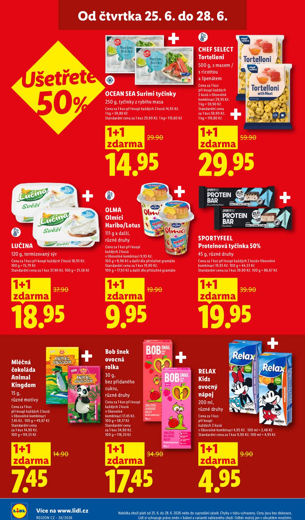Lidl Čtvrtek od 25.6. do 28.6.2026