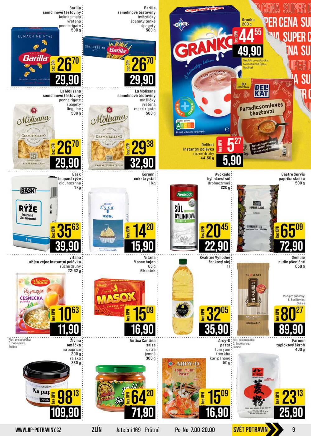 Leták JIP - JIP Cash & Carry České Budějovice, Most, Náchod, Polička, Sušice a Svoboda nad Úpou od 24.6. do 30.6.2026 - strana 9