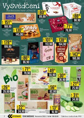 JIP Cash & Carry České Budějovice, Most, Náchod, Polička, Sušice a Svoboda nad Úpou od 24.6. do 30.6.2026