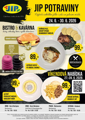 JIP Cash & Carry České Budějovice, Most, Náchod, Polička, Sušice a Svoboda nad Úpou od 24.6. do 30.6.2026