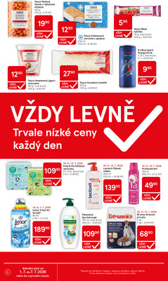 Tesco supermarkety od 1.7. do 7.7.2026