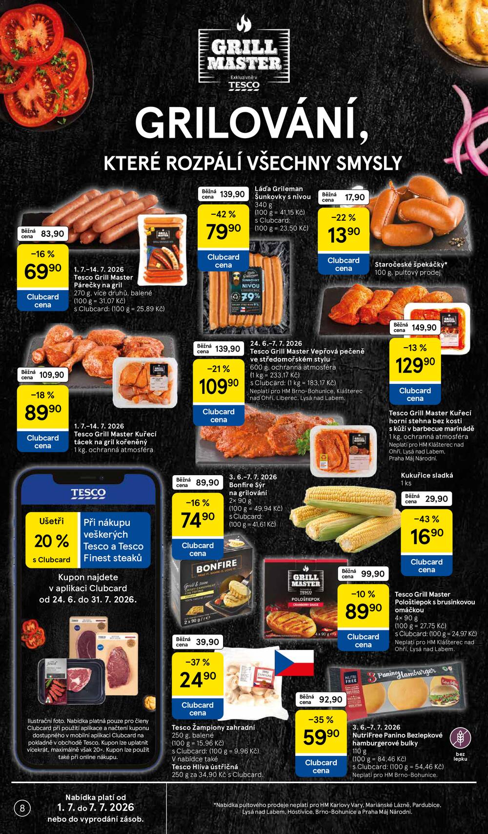 Leták Tesco - Tesco malé hypermarkety od 1.7. do 7.7.2026 - strana 8