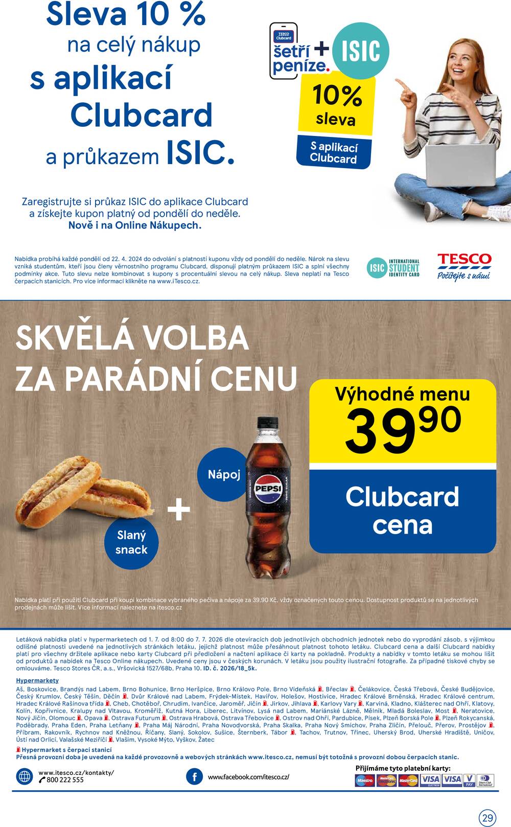 Leták Tesco - Tesco malé hypermarkety od 1.7. do 7.7.2026 - strana 29