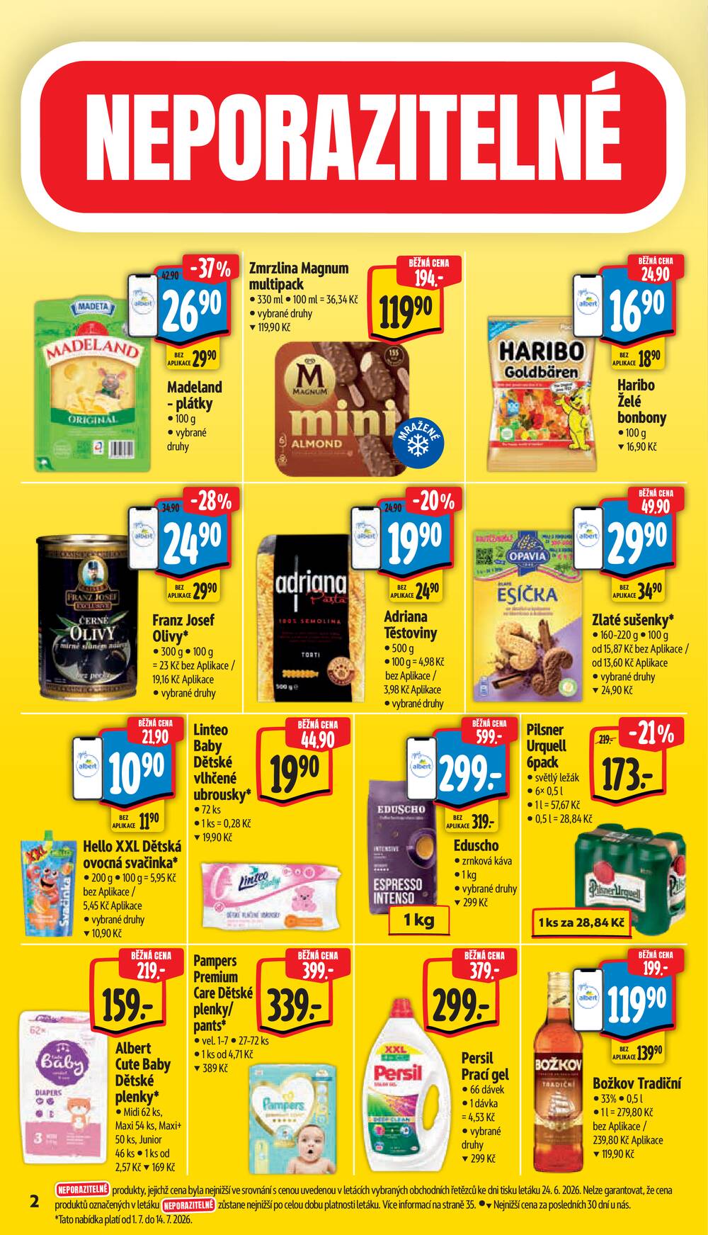 Albert Hypermarket Jihomoravský od 1.7. do 7.7.2026