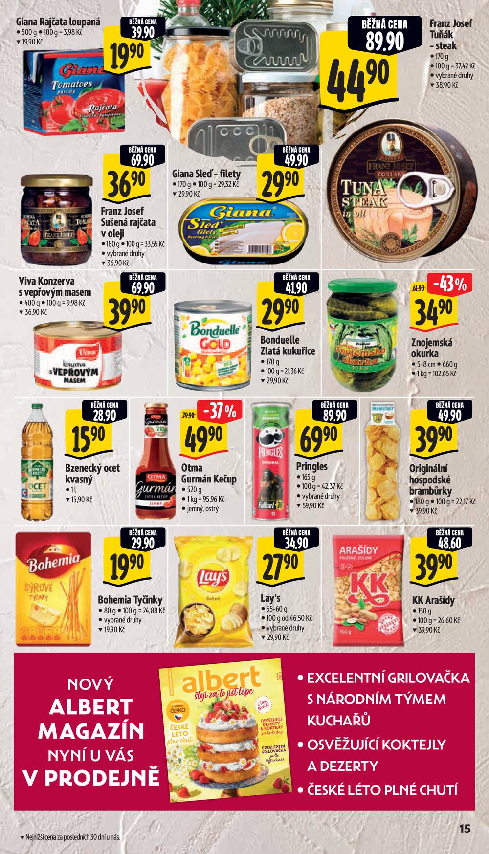Albert Supermarket Jihomoravský od 1.7. do 7.7.2026