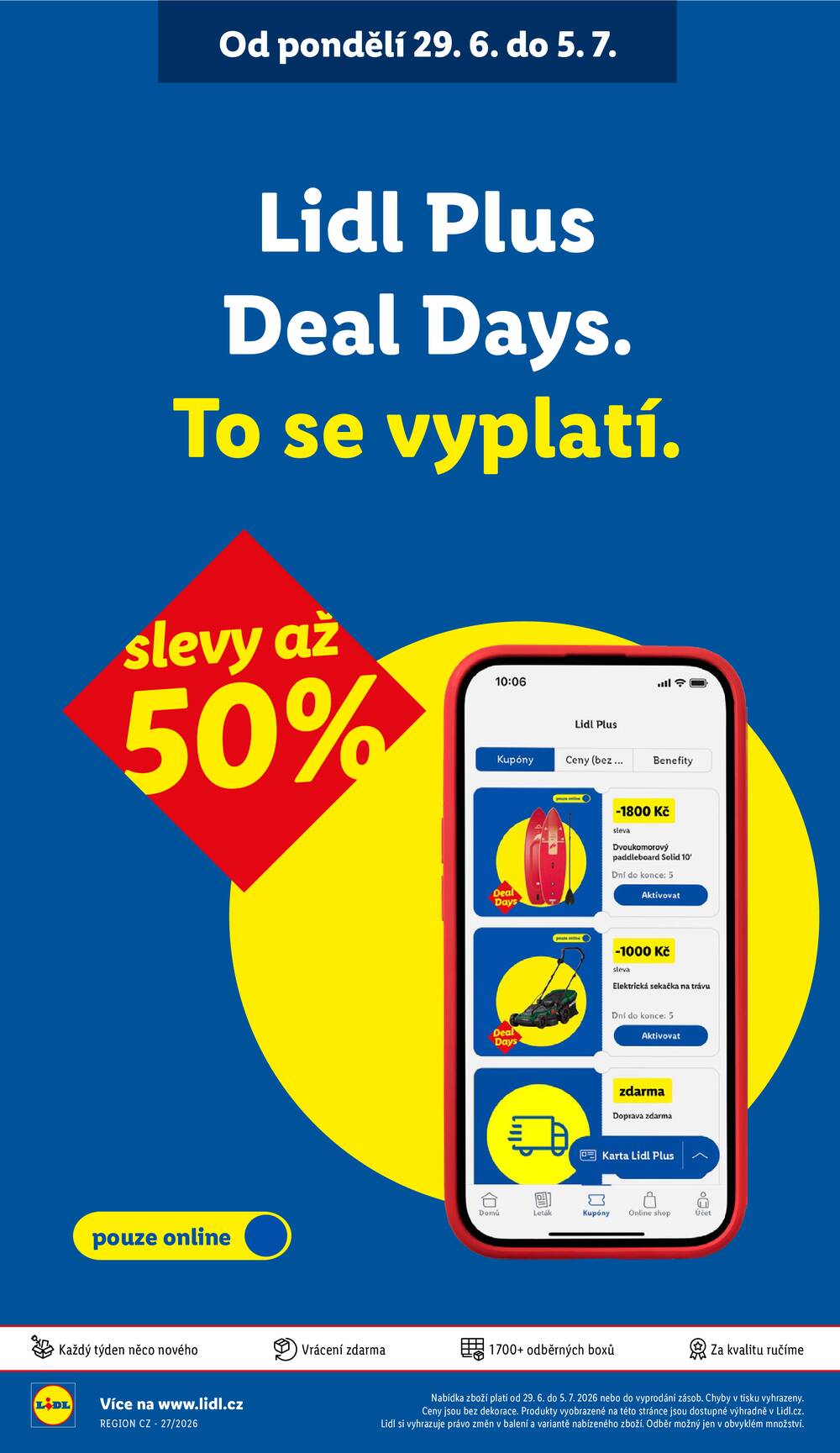 Lidl Čtvrtek od 2.7. do 5.7.2026