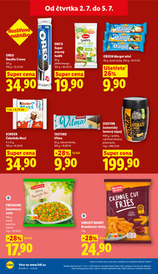 Lidl Čtvrtek od 2.7. do 5.7.2026