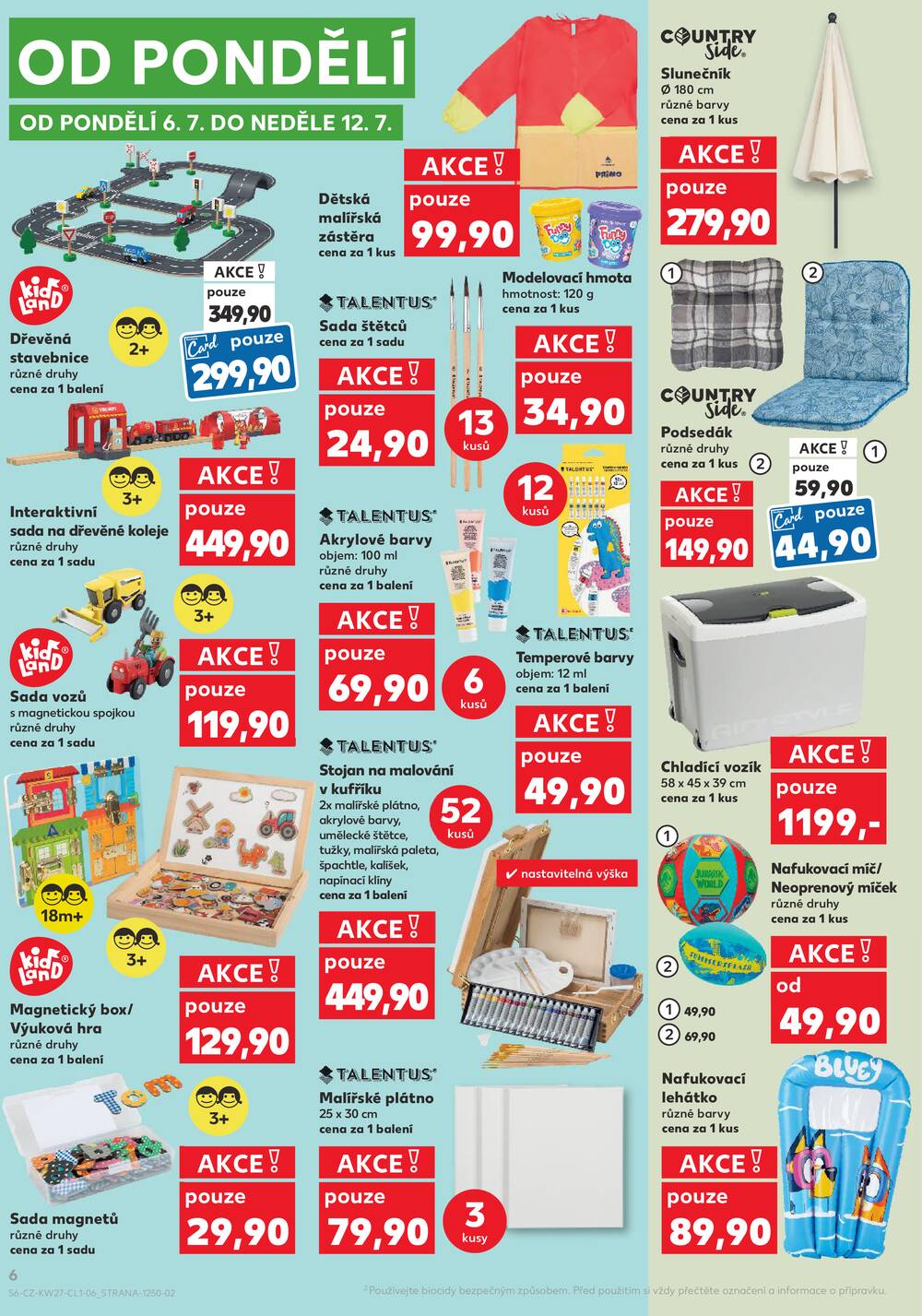 Leták Kaufland - Kaufland - Spotřební zobží - 1.7. - 7.7.2026 - strana 6 Leták Kaufland - Kaufland - Spotřební zobží - 1.7. - 7.7.2026 - strana 6
