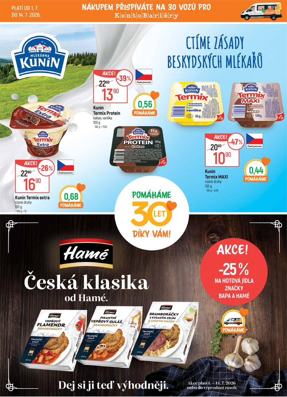Akční leták Globus 1.7. - 14.7.2026 - Globus Opava