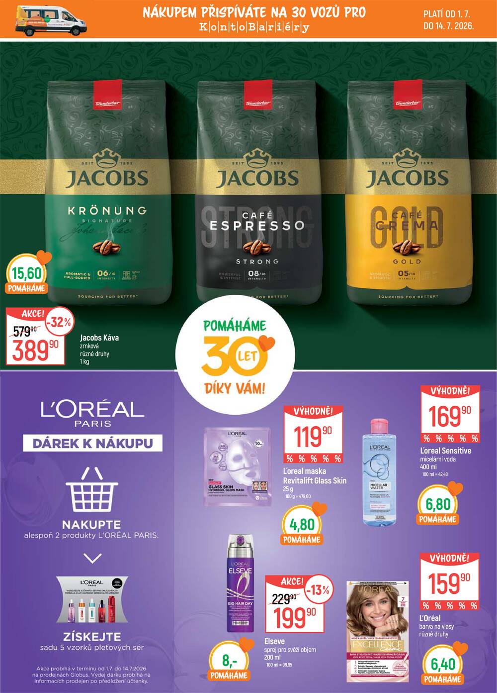 Akční leták Globus 1.7. - 7.7.2026 - Globus Praha - Štěrboholy