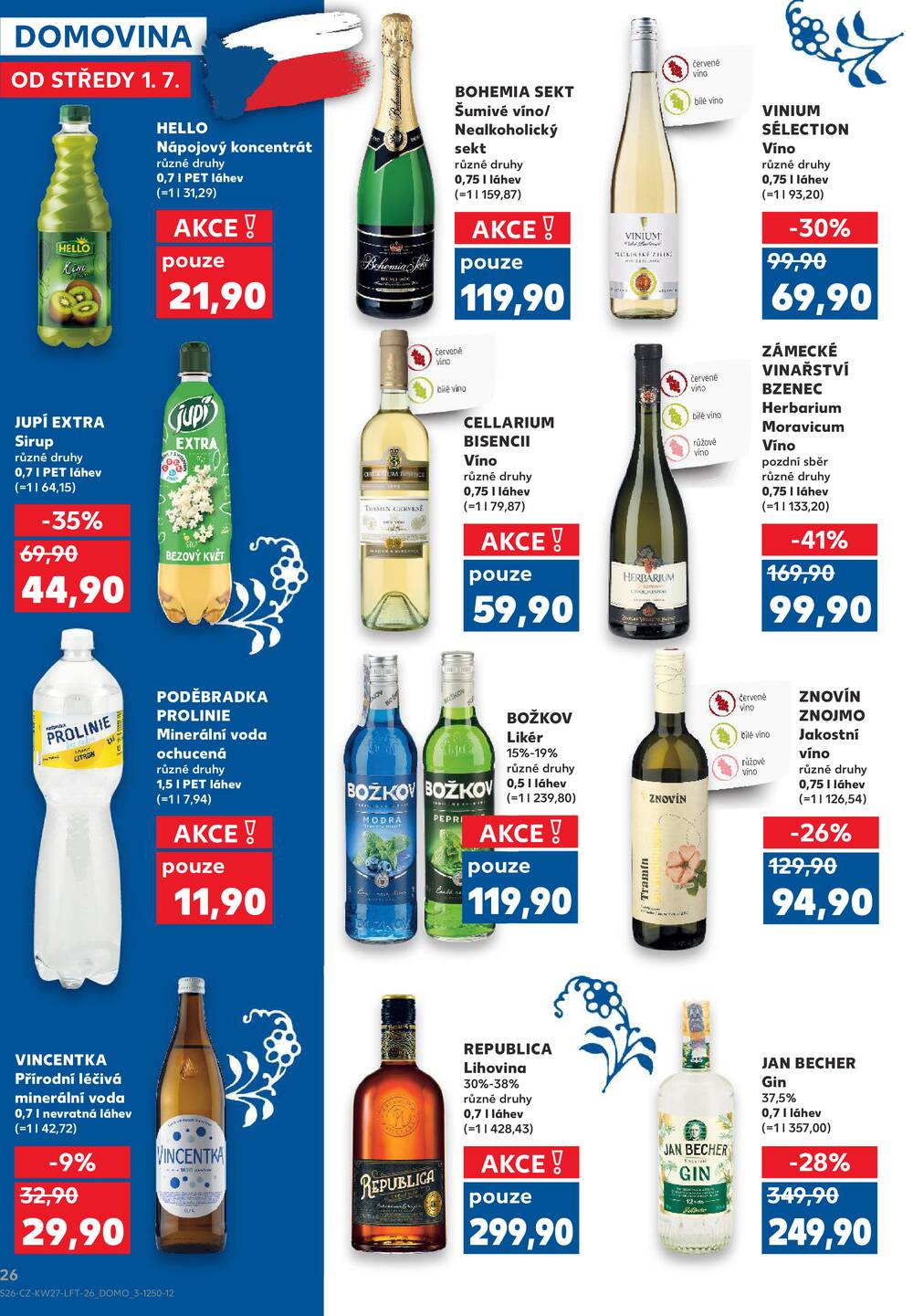 Kaufland 1.7. - 7.7. - Kaufland - Praha 6 (Podbaba)