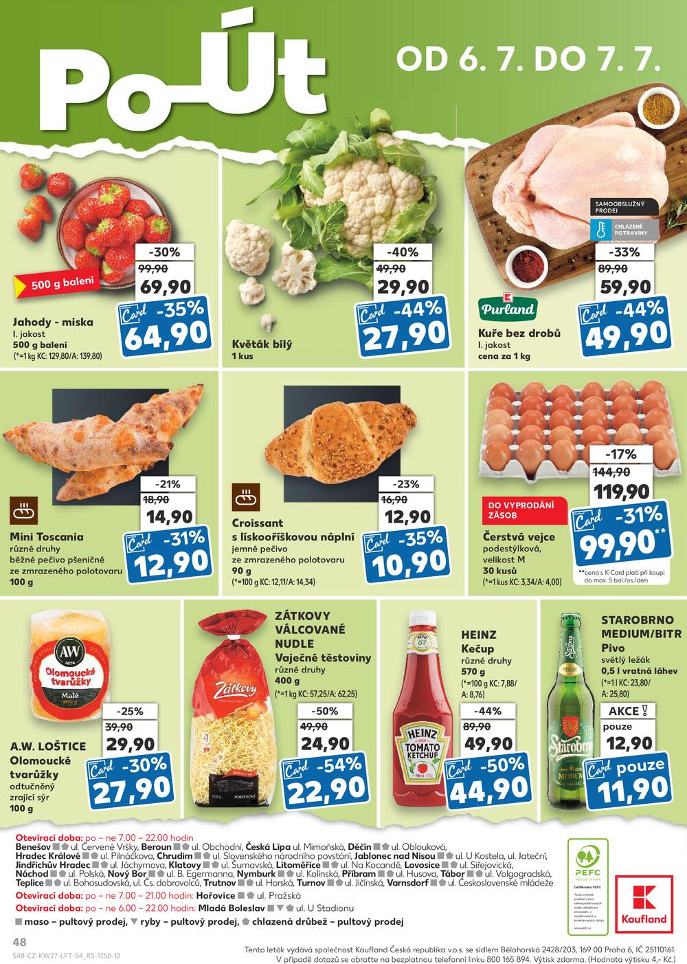Leták Kaufland - Kaufland 1.7. - 7.7. - Kaufland - Náchod - strana 48