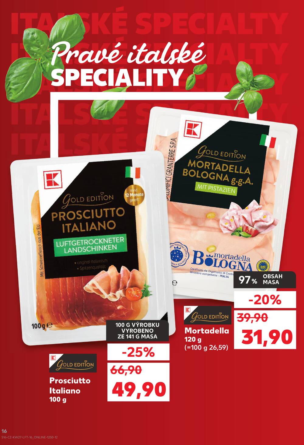 Leták Kaufland - Kaufland 1.7. - 7.7. - Kaufland - Klatovy - strana 16
