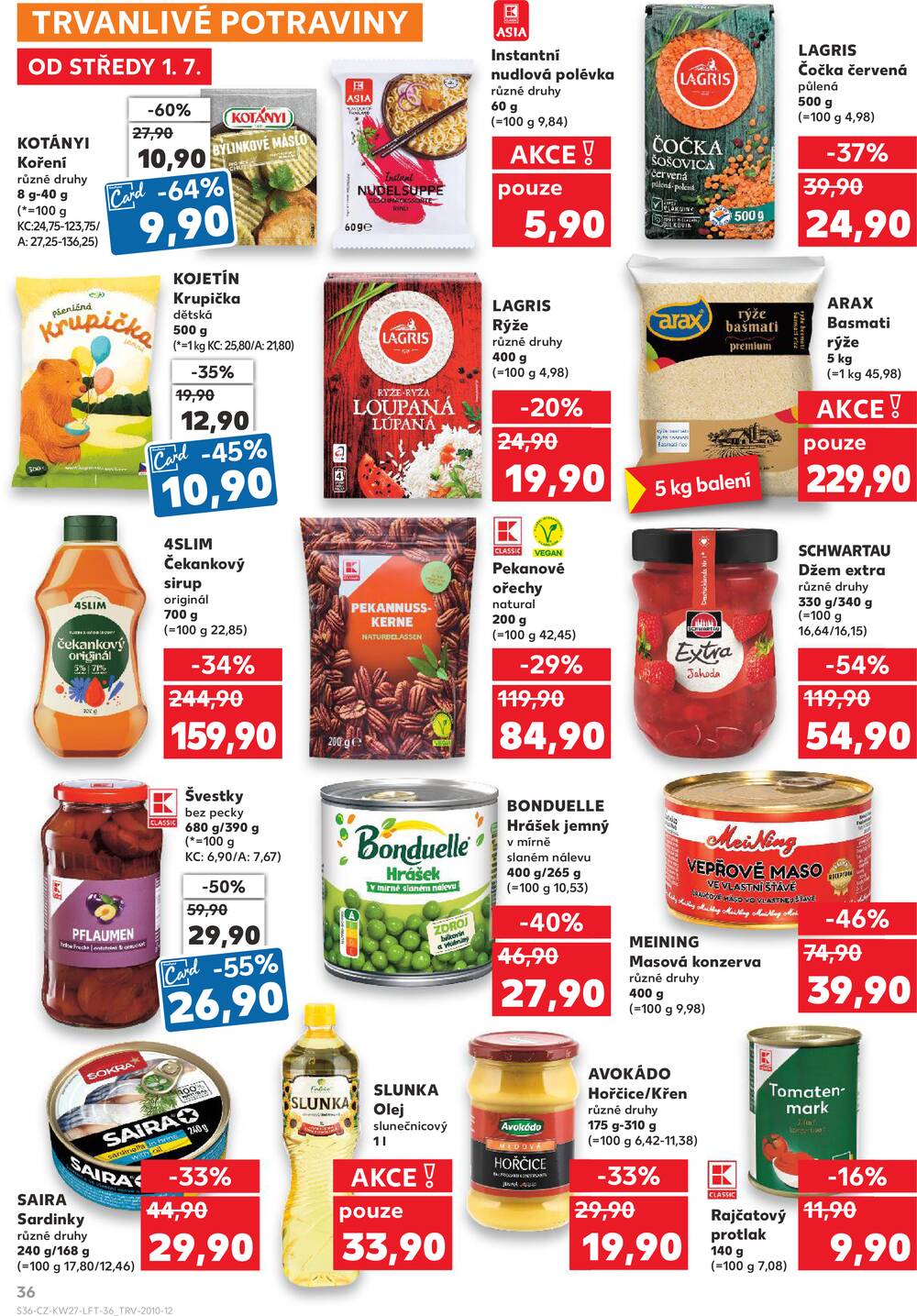Kaufland 1.7. - 7.7. - Kaufland - Boskovice
