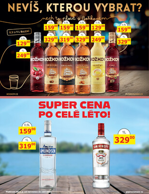 BENE Nápoje od 1.7. do 31.7.2026