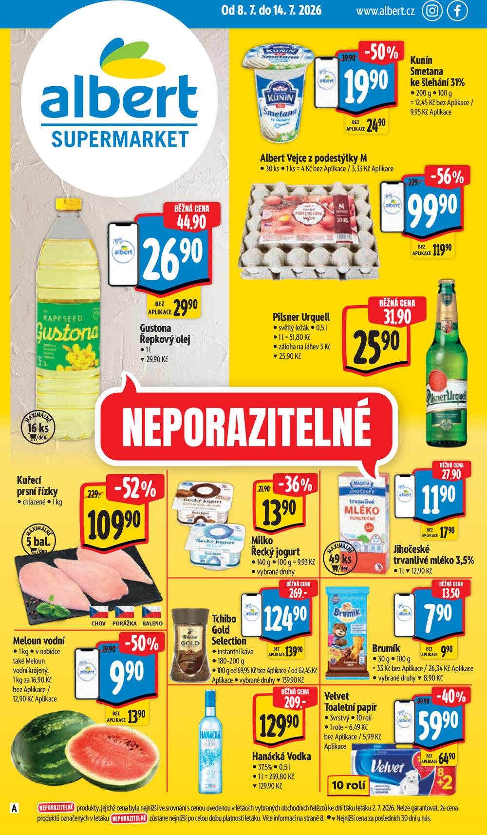 Albert Supermarket od 8.7. do 14.7.2026