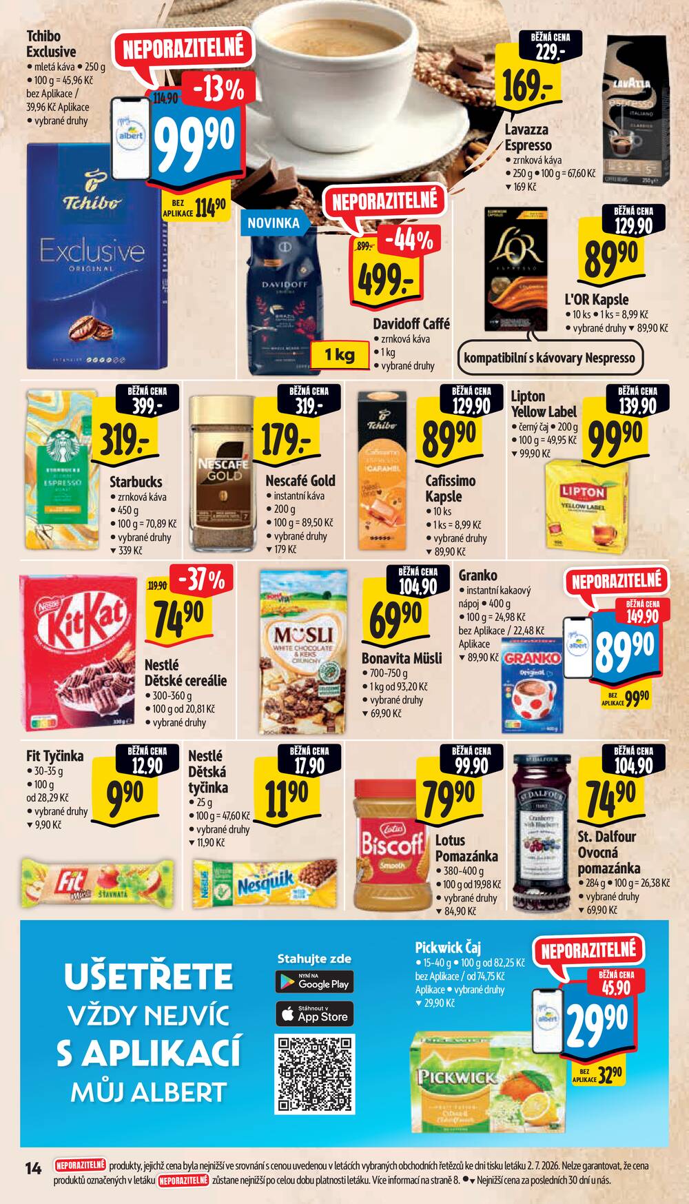 Leták Albert - Albert Supermarket od 8.7. do 14.7.2026 - strana 20 Leták Albert - Albert Supermarket od 8.7. do 14.7.2026 - strana 20