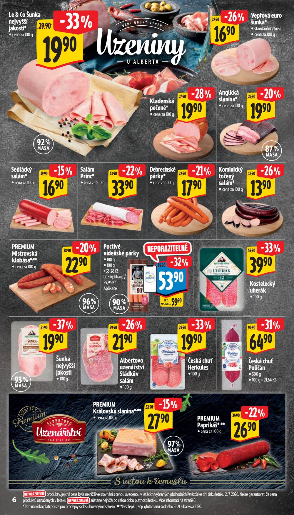 Leták Albert - Albert Supermarket Jihomoravský od 8.7. do 14.7.2026 - strana 16 Leták Albert - Albert Supermarket Jihomoravský od 8.7. do 14.7.2026 - strana 16