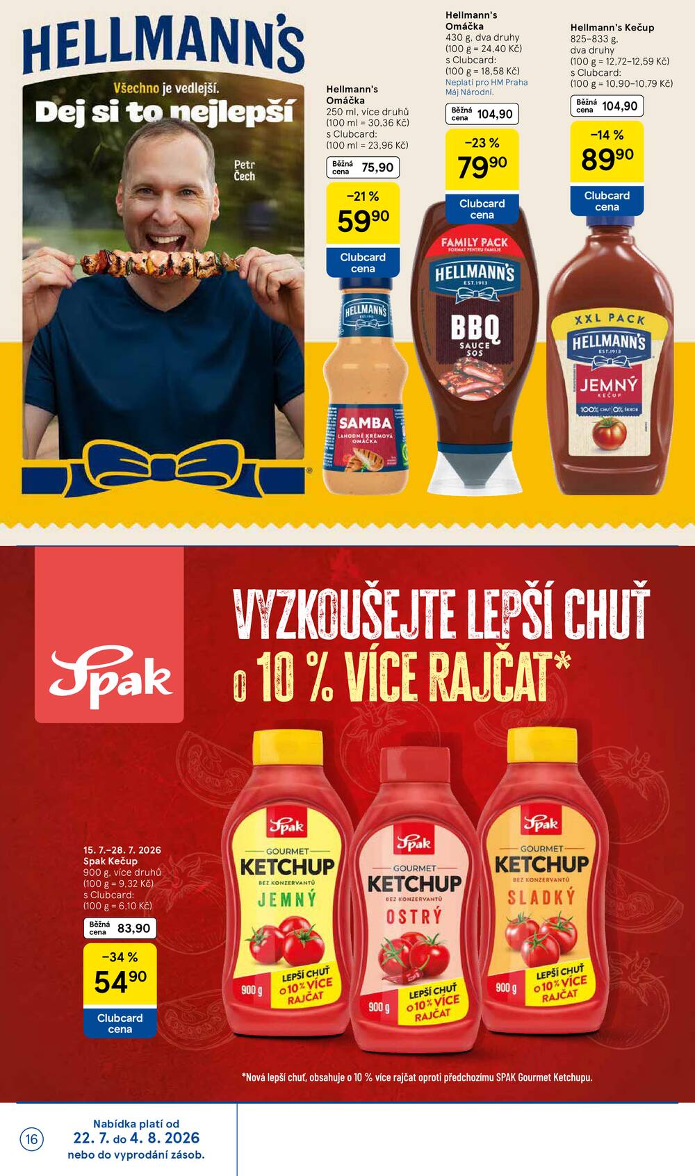Leták Tesco - Tesco malé hypermarkety katalog značky od 8.7. do 4.8.2026 - strana 16 Leták Tesco - Tesco malé hypermarkety katalog značky od 8.7. do 4.8.2026 - strana 16
