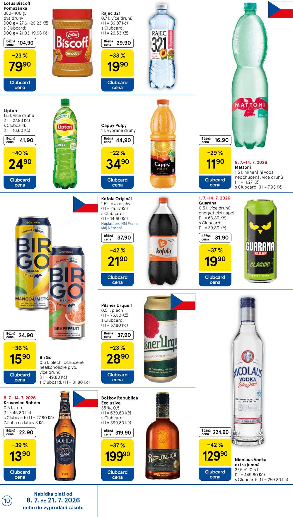 Tesco malé hypermarkety od 8.7. do 14.7.2026