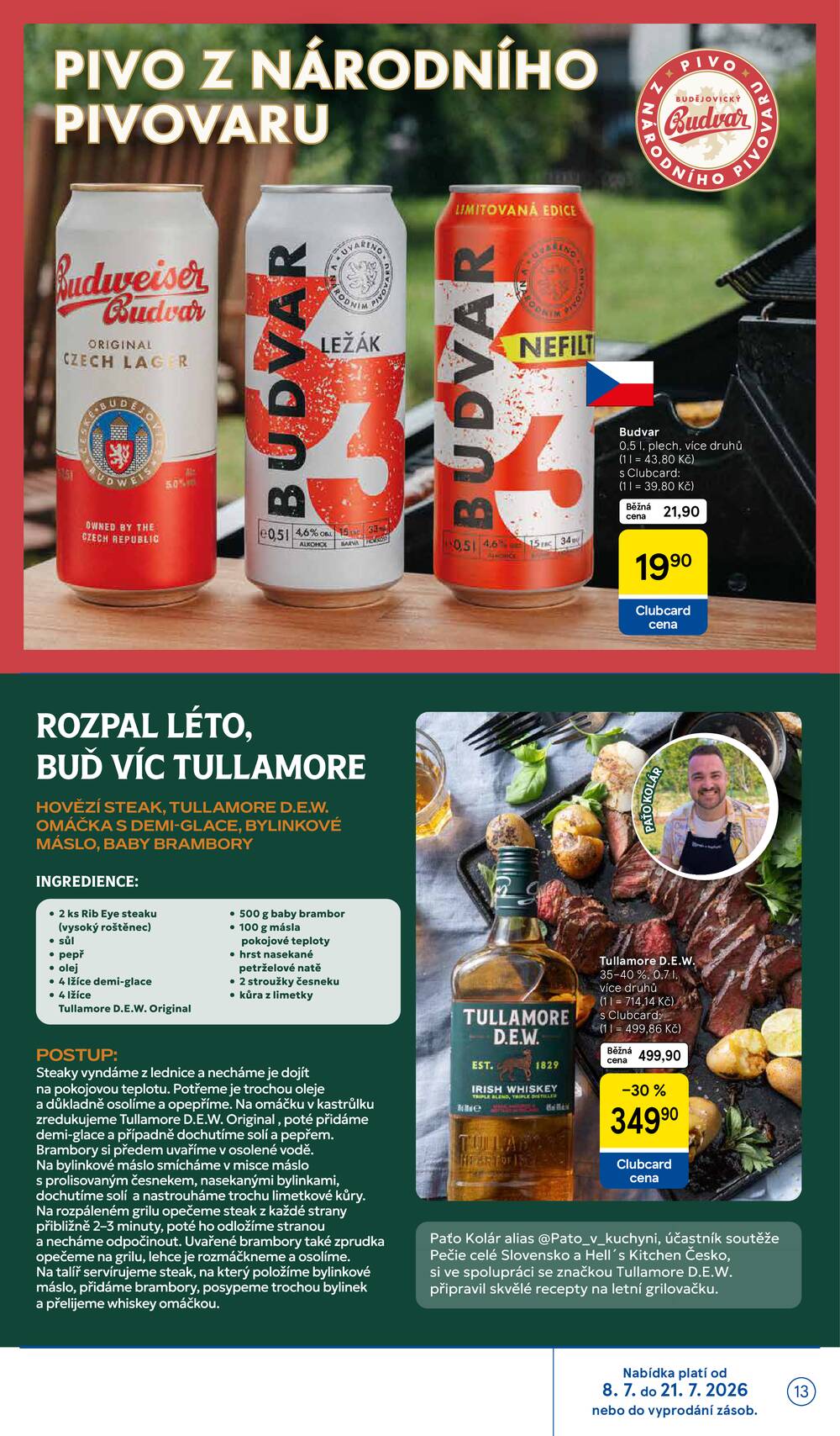 Tesco malé hypermarkety od 8.7. do 14.7.2026
