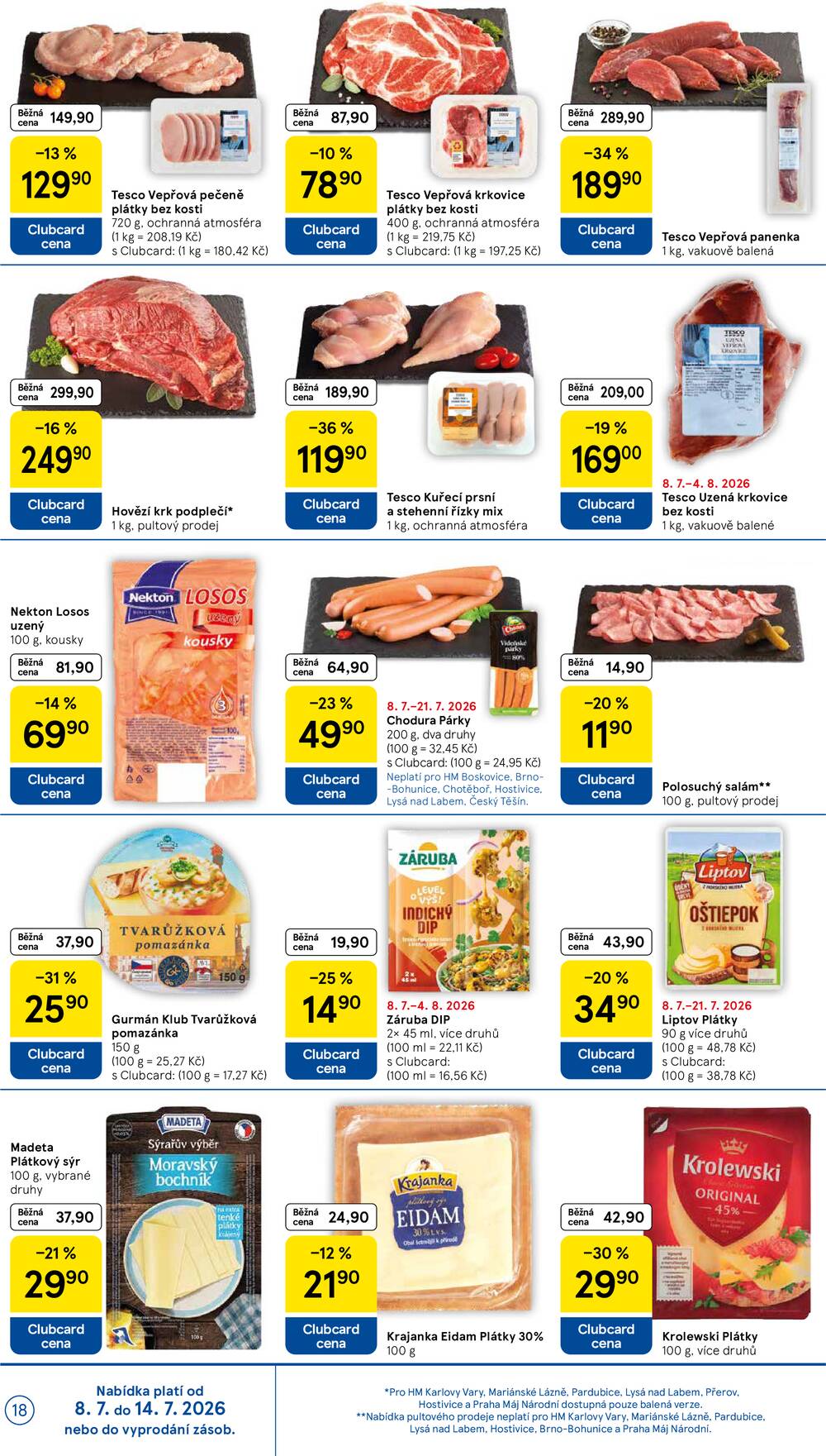 Leták Tesco - Tesco malé hypermarkety od 8.7. do 14.7.2026 - strana 18 Leták Tesco - Tesco malé hypermarkety od 8.7. do 14.7.2026 - strana 18