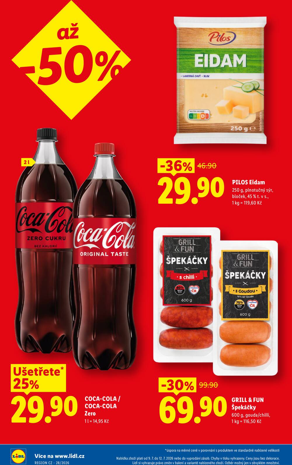Leták Lidl - Lidl Čtvrtek od 9.7. do 12.7.2026 - strana 2 Leták Lidl - Lidl Čtvrtek od 9.7. do 12.7.2026 - strana 2