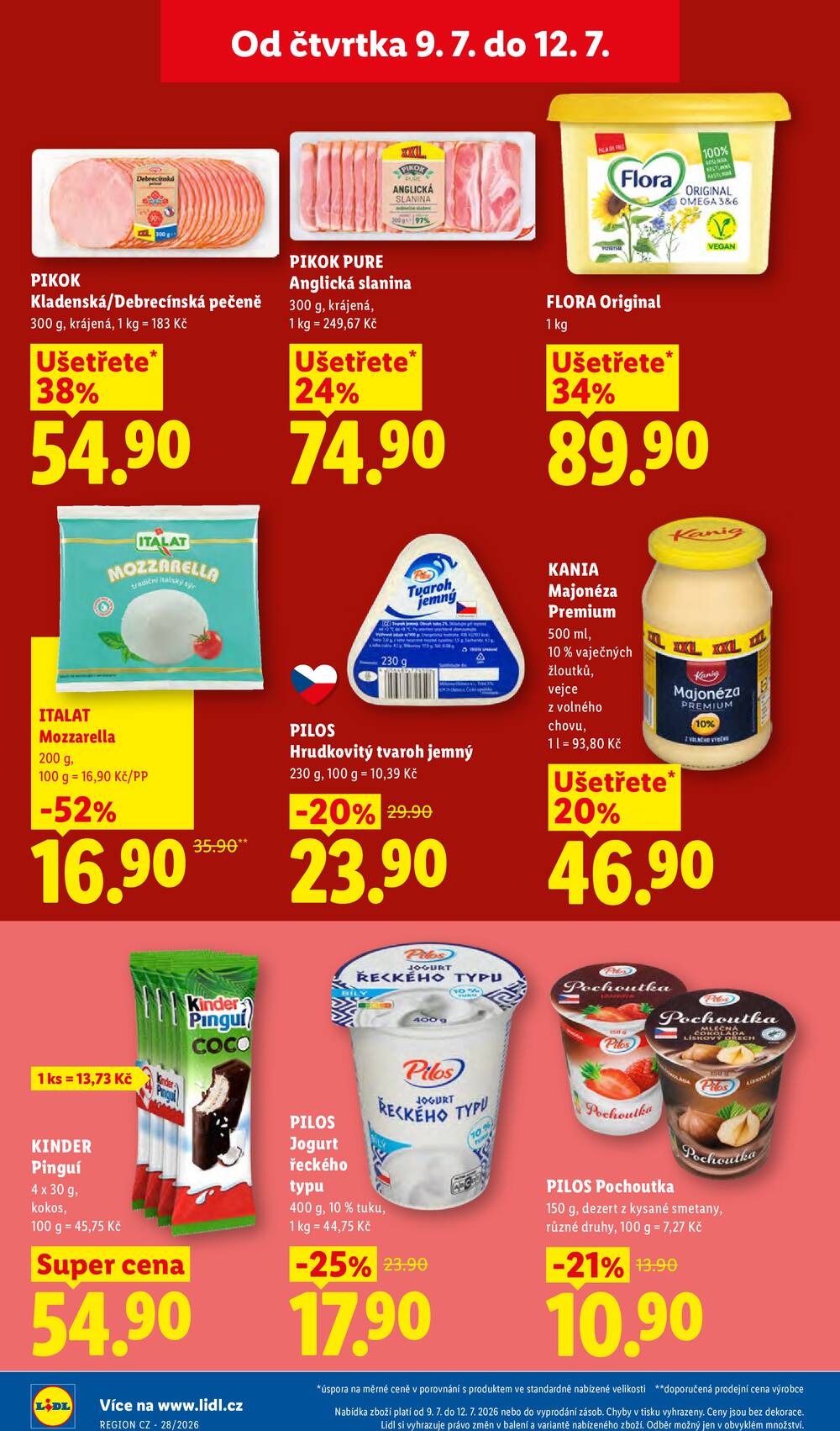Lidl Čtvrtek od 9.7. do 12.7.2026