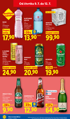 Lidl Čtvrtek od 9.7. do 12.7.2026