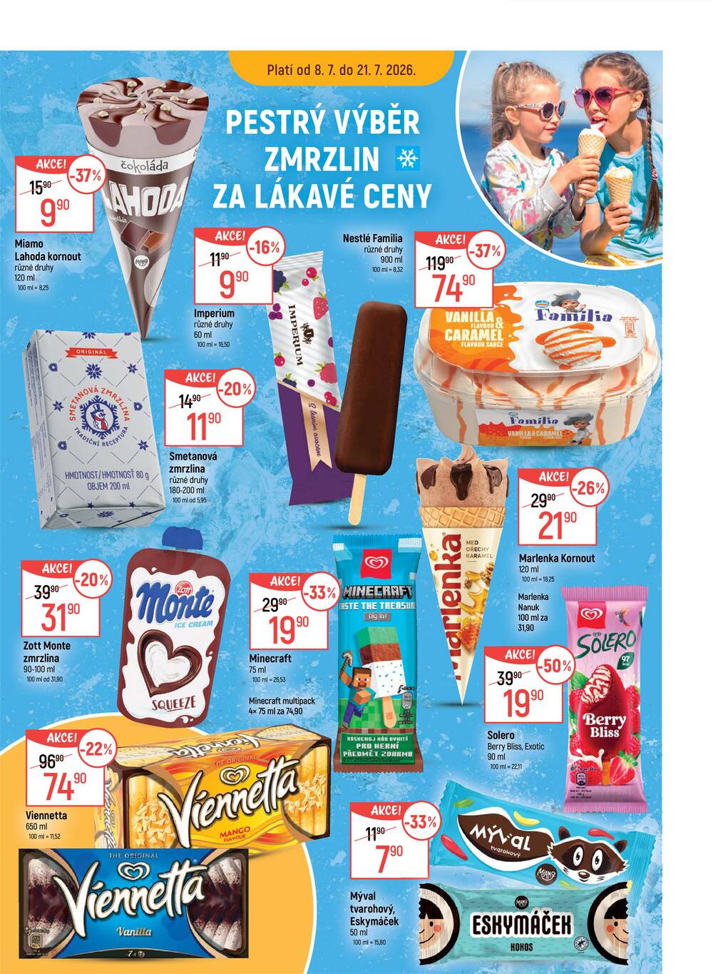 Akční leták Globus 8.7. - 14.7.2026 - Globus Praha - Centrum Černý Most
