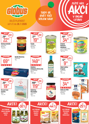 Akční leták Globus 8.7. - 14.7.2026 - Globus Chomutov