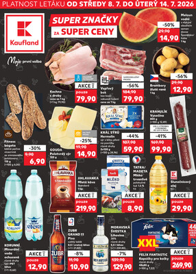 Leták Kaufland 8.7. - 14.7. - Kaufland - Kuřim