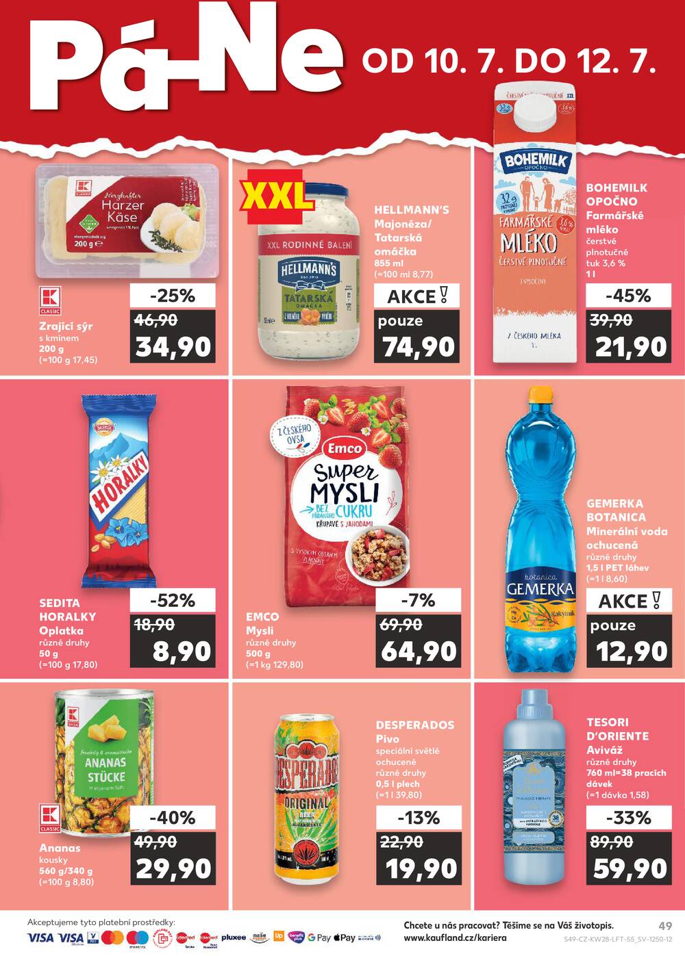 Kaufland 8.7. - 14.7. - Kaufland - Zábřeh na Moravě