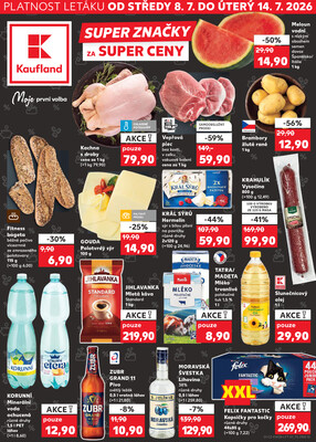Leták Kaufland 8.7. - 14.7. - Kaufland - České Budějovice