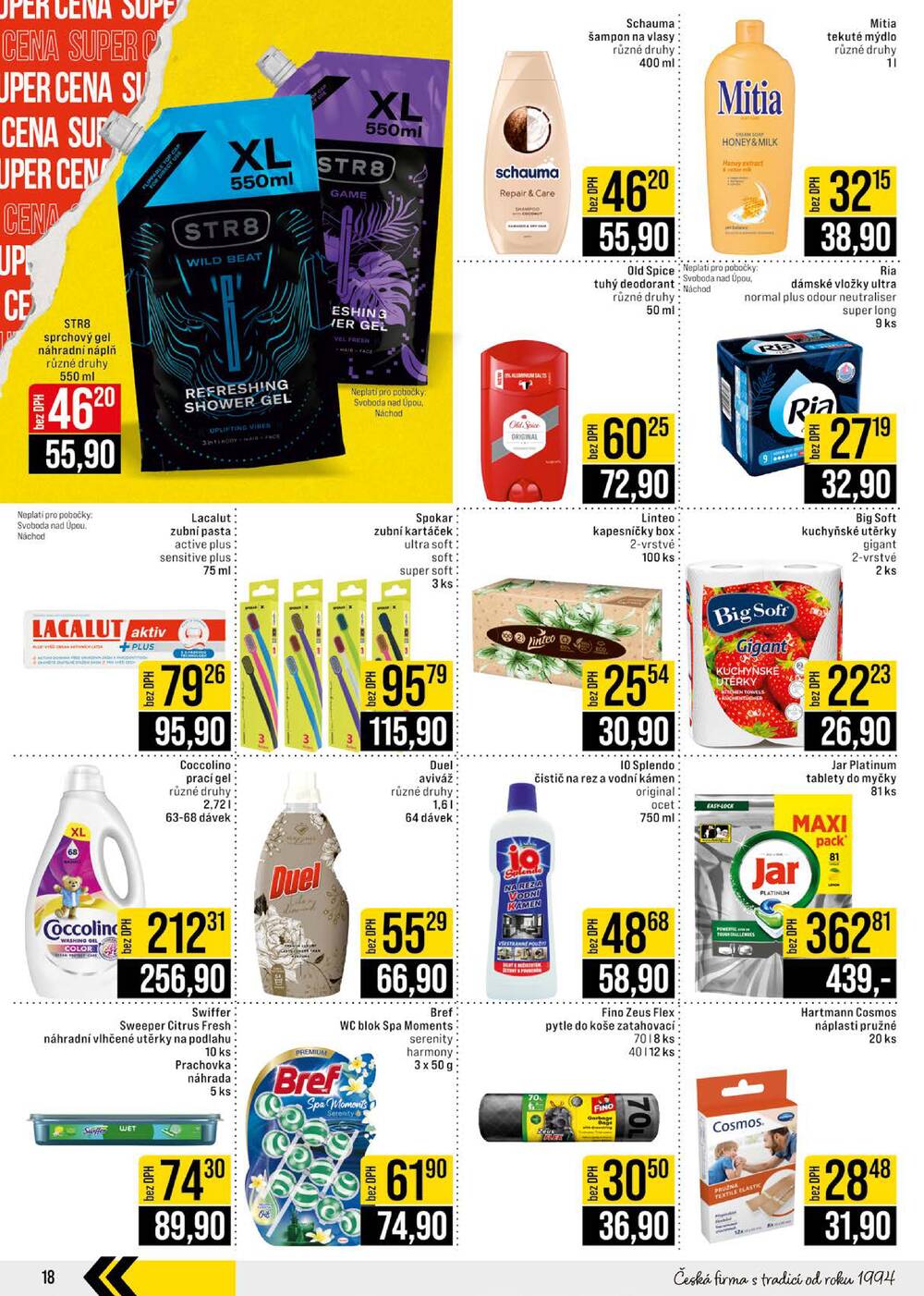 Leták JIP - JIP Cash & Carry České Budějovice, Most, Náchod, Polička, Sušice a Svoboda nad Úpou od 8.7. do 14.7.2026 - strana 18 Leták JIP - JIP Cash & Carry České Budějovice, Most, Náchod, Polička, Sušice a Svoboda nad Úpou od 8.7. do 14.7.2026 - strana 18