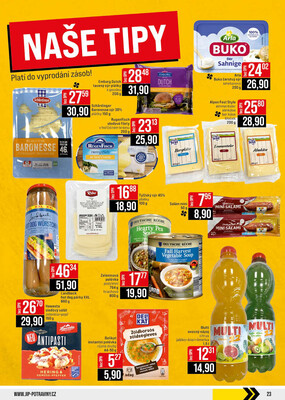 JIP Cash & Carry České Budějovice, Most, Náchod, Polička, Sušice a Svoboda nad Úpou od 8.7. do 14.7.2026