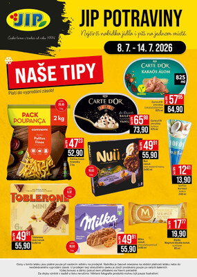 JIP Cash & Carry České Budějovice, Most, Náchod, Polička, Sušice a Svoboda nad Úpou od 8.7. do 14.7.2026