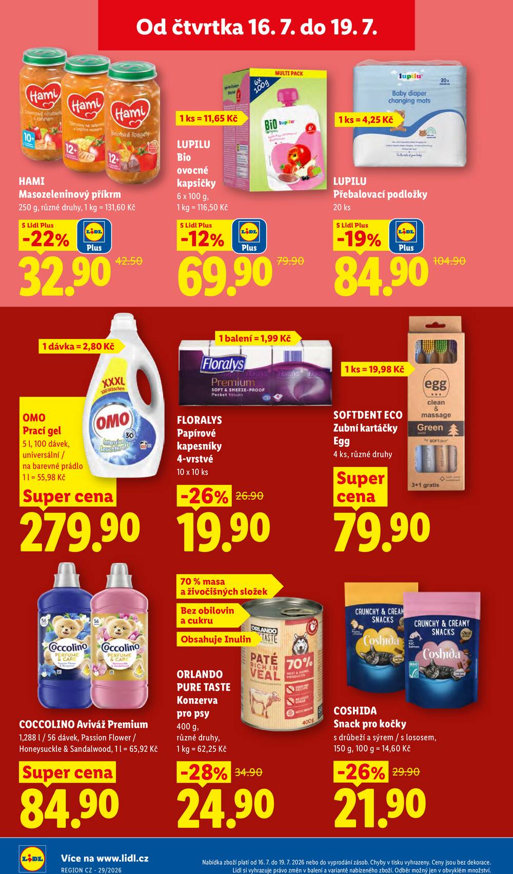 Lidl Čtvrtek od 16.7. do 19.7.2026