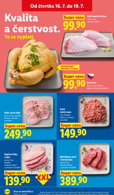 Lidl Čtvrtek od 16.7. do 19.7.2026