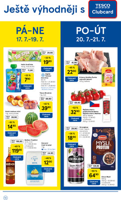Tesco supermarkety od 15.7. do 21.7.2026