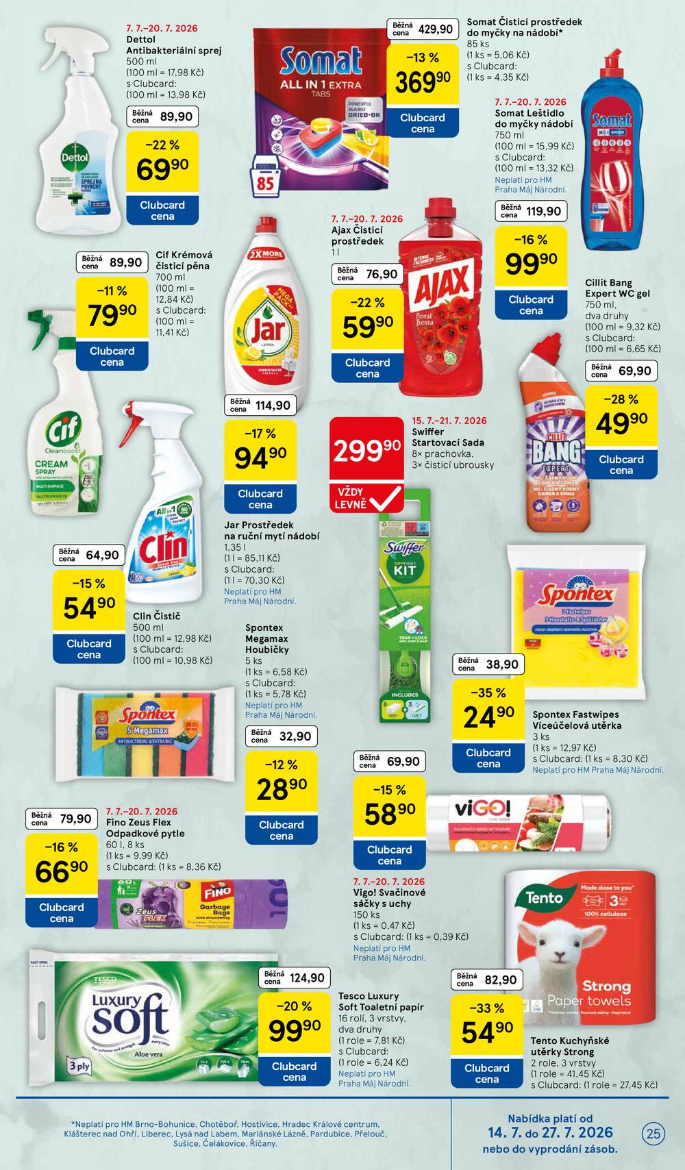 Tesco malé hypermarkety od 15.7. do 21.7.2026