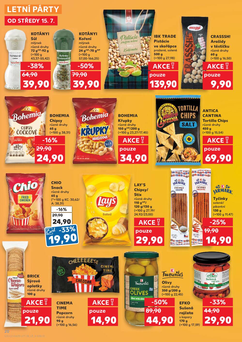 Leták Kaufland - Kaufland 15.7. - 21.7. - Kaufland - Praha 3 (Jarov) - strana 20 Leták Kaufland - Kaufland 15.7. - 21.7. - Kaufland - Praha 3 (Jarov) - strana 20