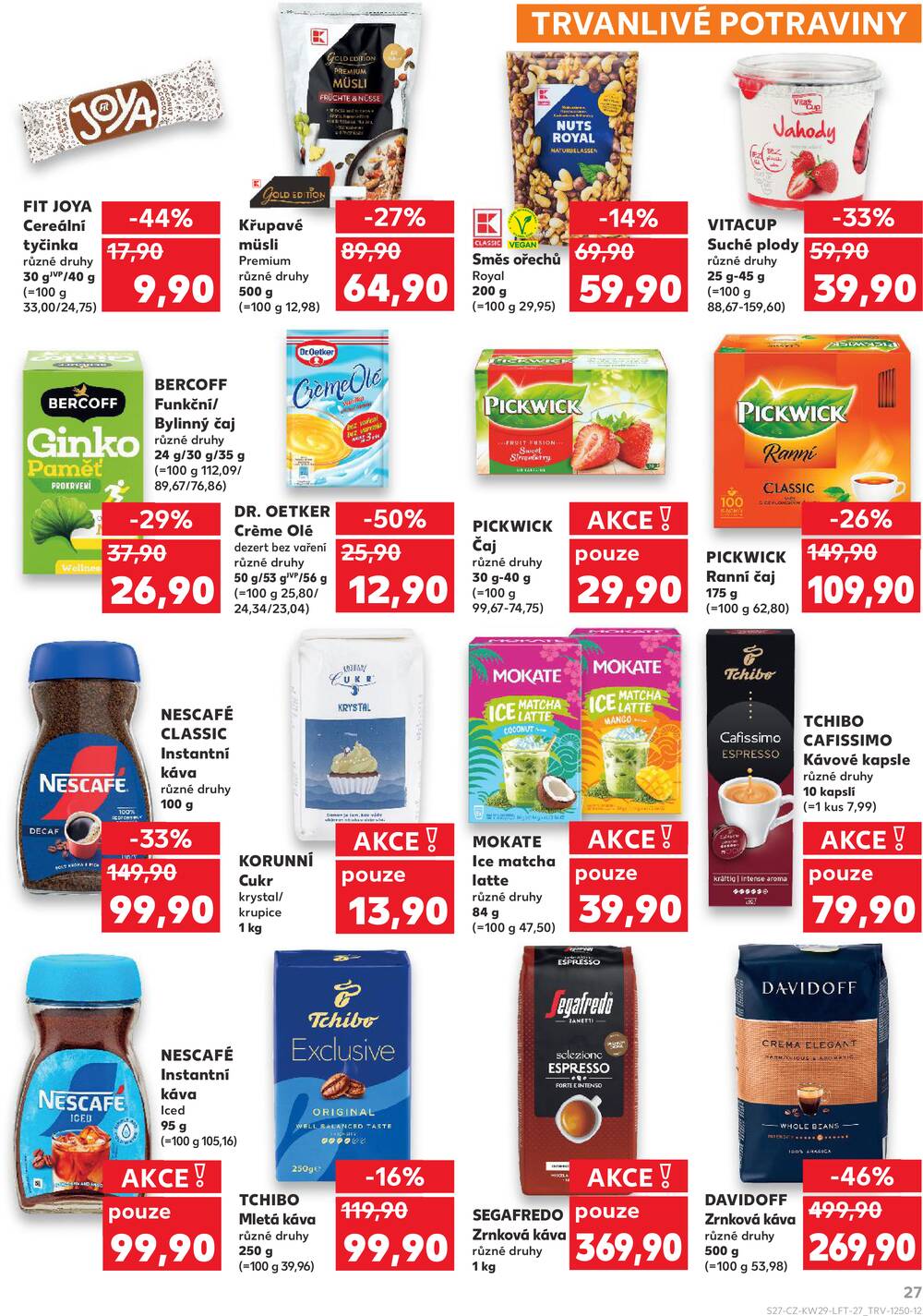 Leták Kaufland - Kaufland 15.7. - 21.7. - Kaufland - Praha 3 (Jarov) - strana 27