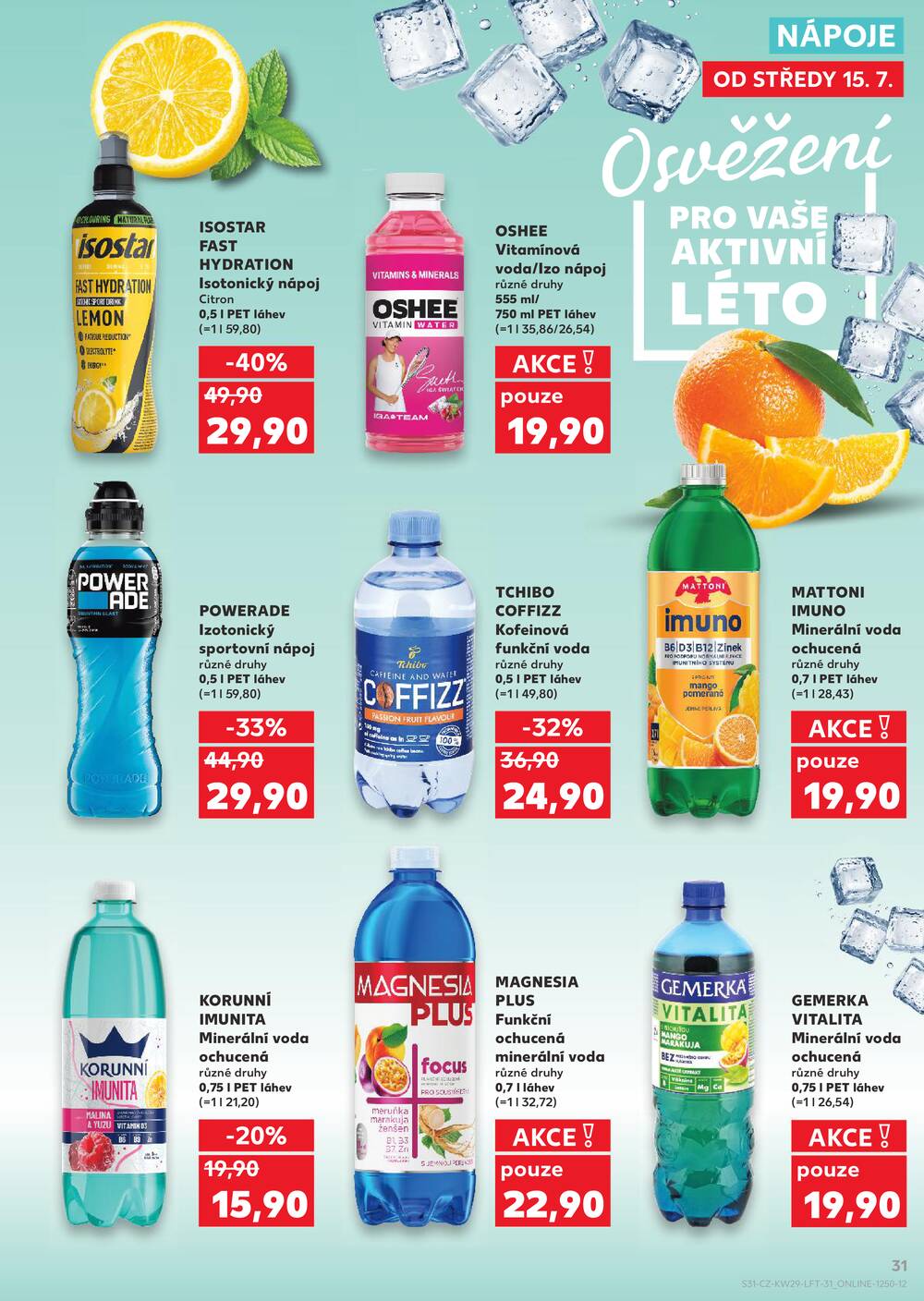 Leták Kaufland - Kaufland 15.7. - 21.7. - Kaufland - Veselí nad Moravou - strana 31