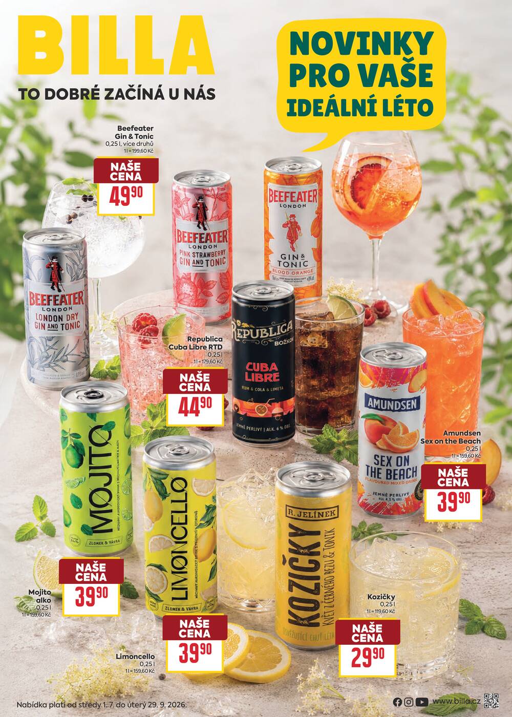Leták BILLA - BILLA katalog Alko od 1.7. do 29.9.2026 - strana 1 Leták BILLA - BILLA katalog Alko od 1.7. do 29.9.2026 - strana 1