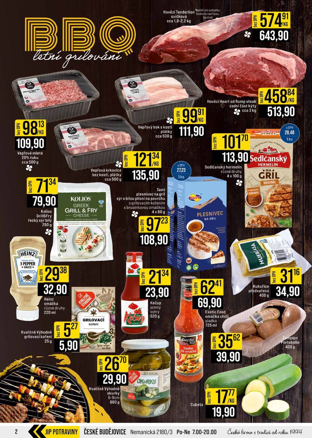 Leták JIP - JIP Cash & Carry České Budějovice, Most, Náchod, Polička, Sušice a Svoboda nad Úpou od 15.7. do 21.7.2026 - strana 2 Leták JIP - JIP Cash & Carry České Budějovice, Most, Náchod, Polička, Sušice a Svoboda nad Úpou od 15.7. do 21.7.2026 - strana 2