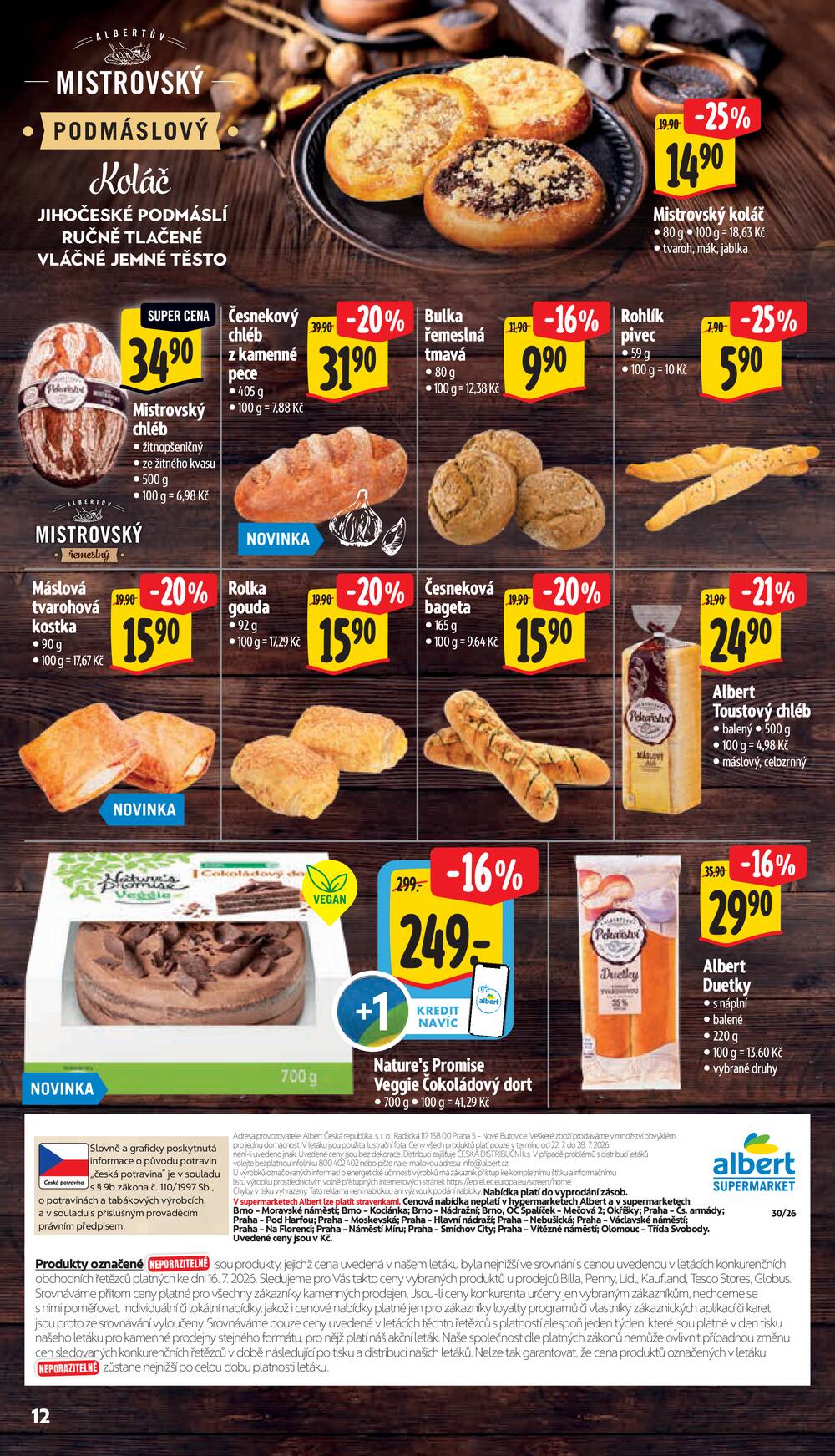 Albert Supermarket od 22.7. do 28.7.2026