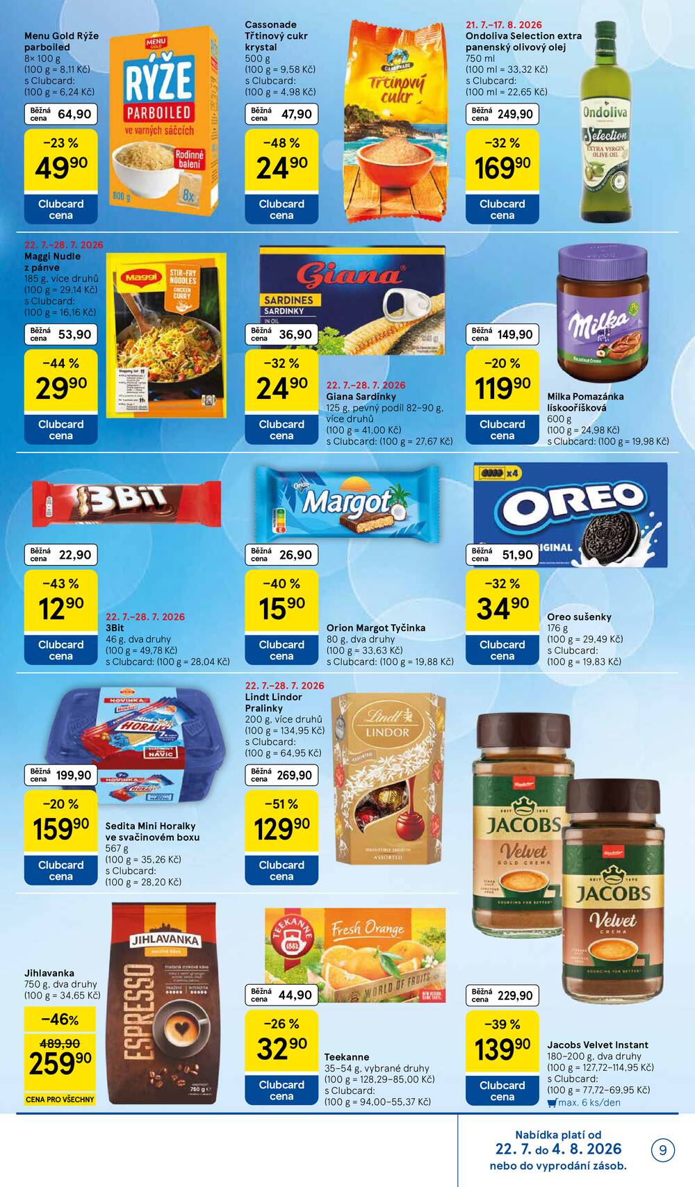 Tesco hypermarkety od 22.7. do 28.7.2026