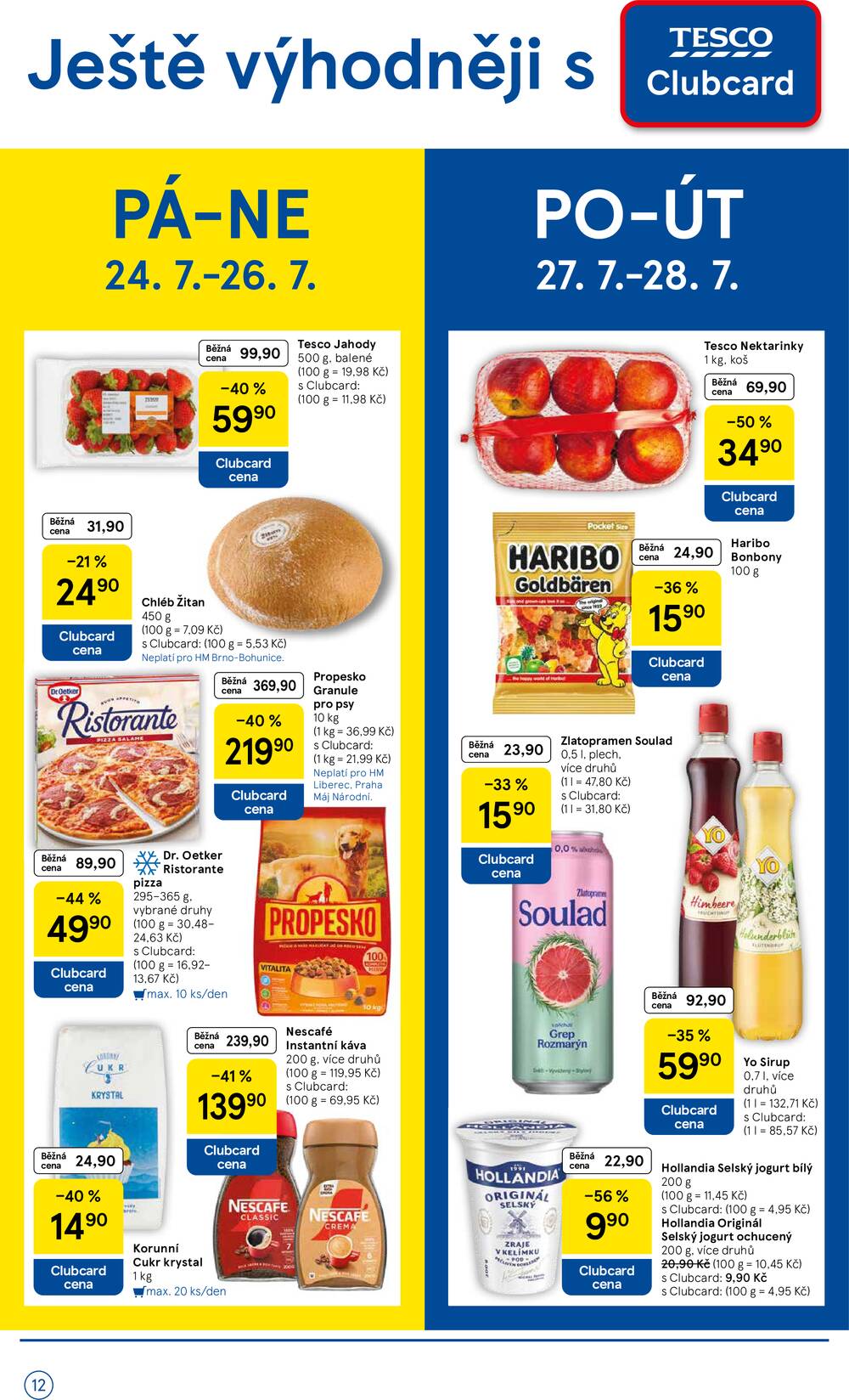 Leták Tesco - Tesco hypermarkety od 22.7. do 28.7.2026 - strana 12 Leták Tesco - Tesco hypermarkety od 22.7. do 28.7.2026 - strana 12